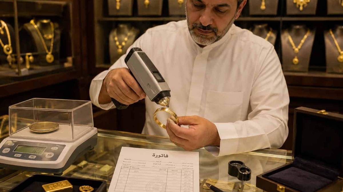 كيف تعرف الذهب الحقيقي؟ دليل التحقق من أصالة الذهب قبل الشراء وفي المنزل